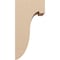 Ekena Millwork 11"W x 11"D x 22"H Wide Del Monte Rough Cedar Woodgrain TimberThane Corbel, Primed Tan CORUR11X11X22DELRCPR - alternate 5